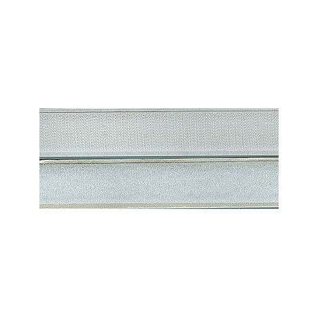 Velcro tape - hook and loop - self-adhesive white (w)