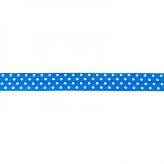 Elastic edging tape dots cobalt