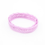 Dentelle aux fuseaux 14 mm ondulée lilas