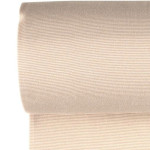 Bords côtes rayés mini beige clair