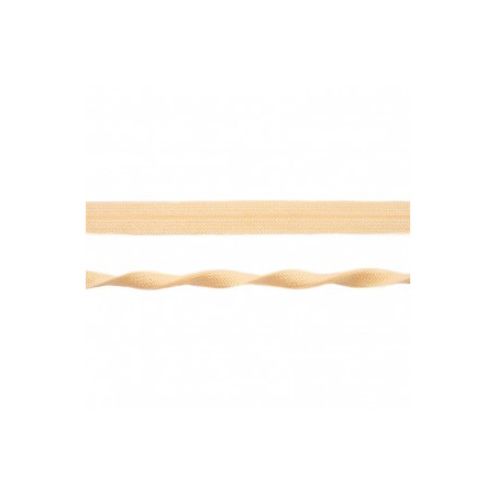 Elastic edging tape Jacquard light yellow