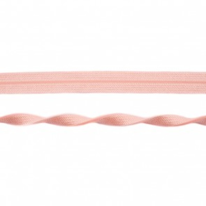 Elastic edging tape jacquard salmon
