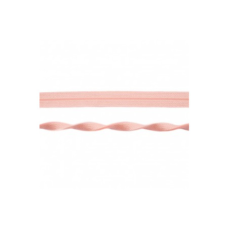 Ruban de bordure élastique jacquard saumon