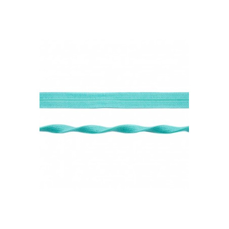 Elastic edging tape jacquard emerald
