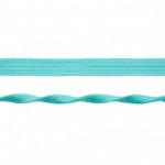 Elastic edging tape jacquard emerald