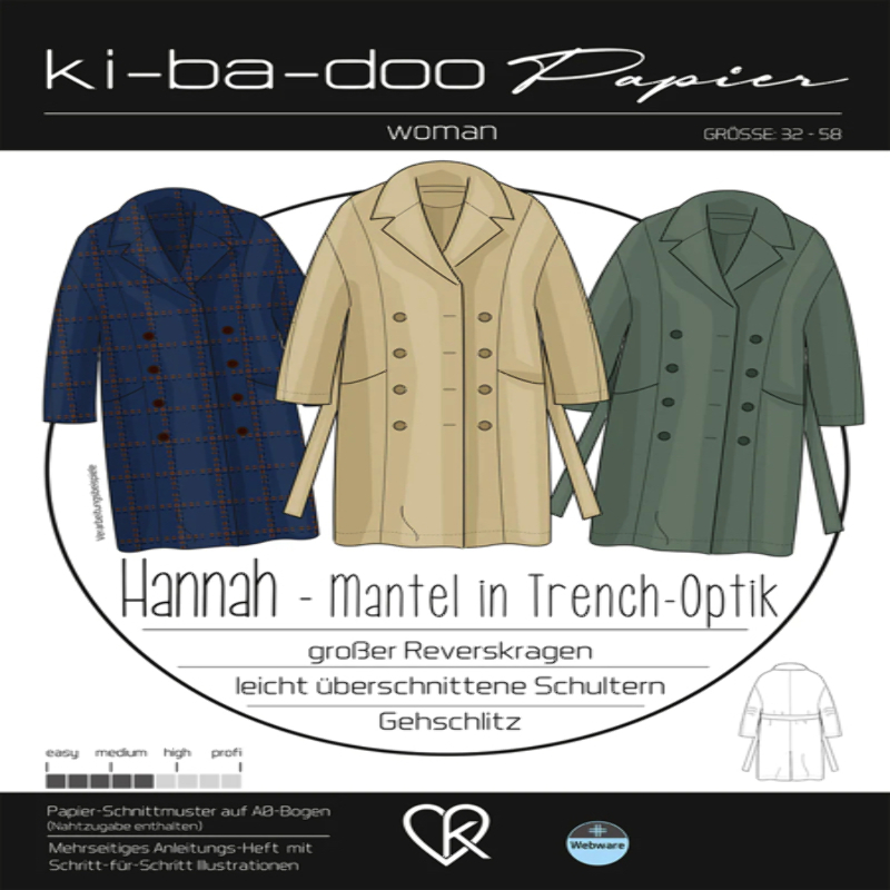 Manteau Ki-Ba-Doo pour femme Hannah