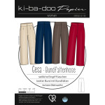 Église Ki-Ba-Doo Damen Bundfaltenhose