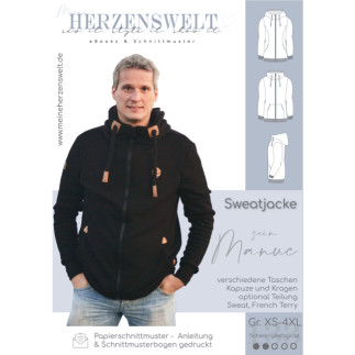 Mon Monde de Coeur - Homme - Sa Veste Sweat Manuc