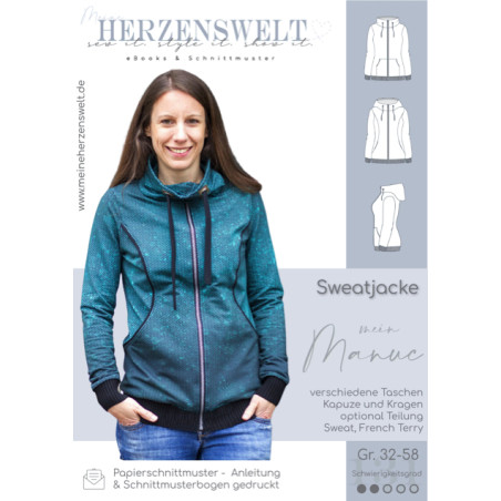 Meine Herzenswelt - Damen - Meine Manuc Sweatjacke