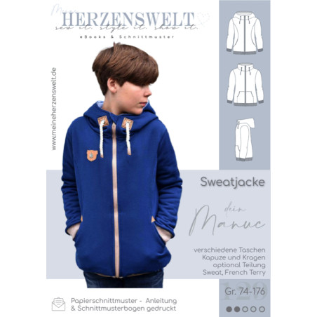 My Heart's World - Kids - Your Manuc Sweat Jacket
