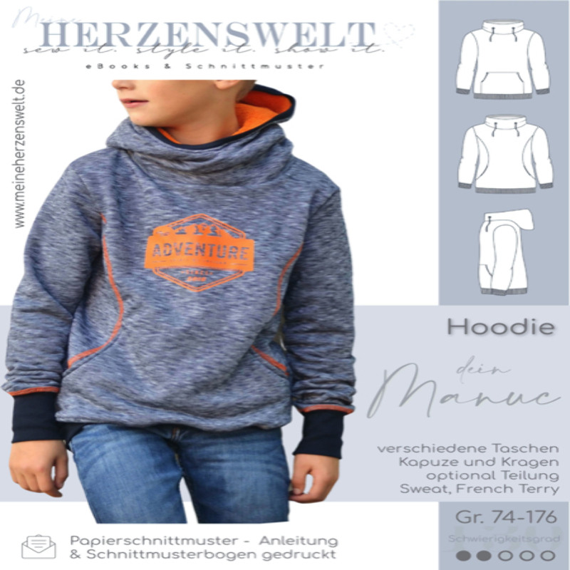 Meine Herzenswelt - Kinder - Dein Manuc Hoodie