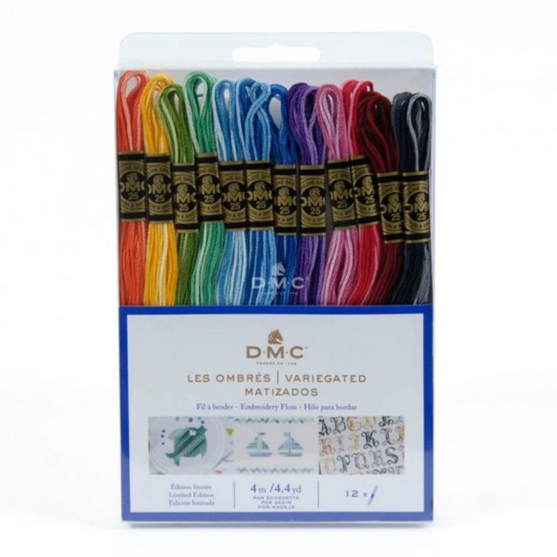 Embroidery yarn - DMC Sticktwist Mouliné Set - Variegated