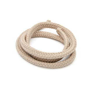 Organic cotton cord 8mm beige (h)