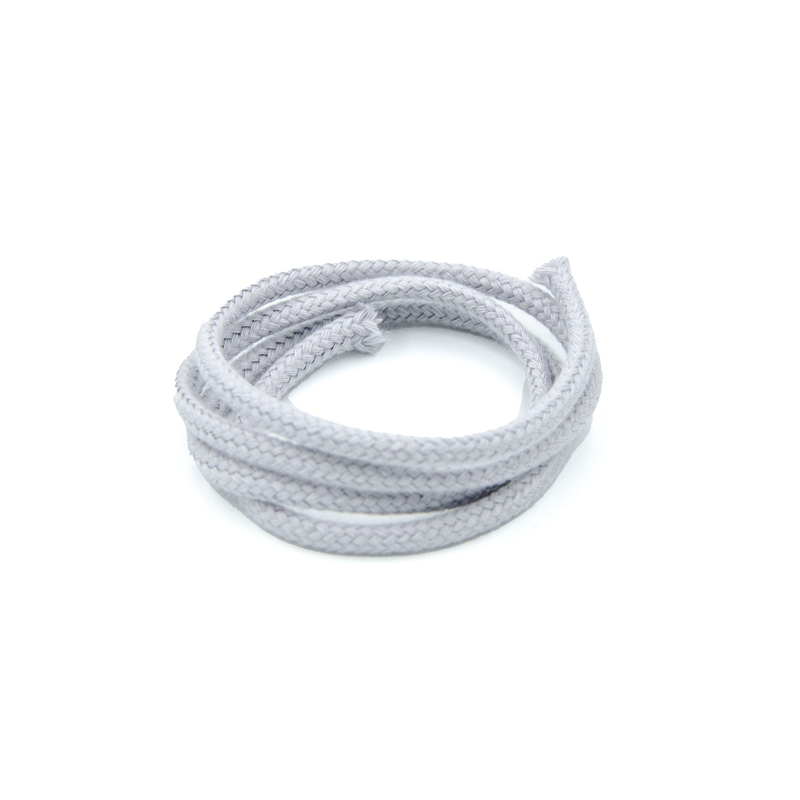 Organic cotton cord 4mm light grey (h)
