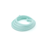 Cordon en laine bio 4 mm aqua (h)