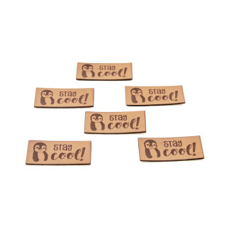 Art leader label - Urmeli - Stay cool brown