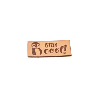 Art leader label - Urmeli - Stay cool brown