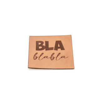 Art leather label XL - Urmeli - Blablabla brown