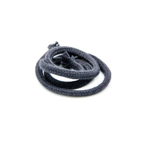 Cordon en coton bio 8 mm anthracite (h)