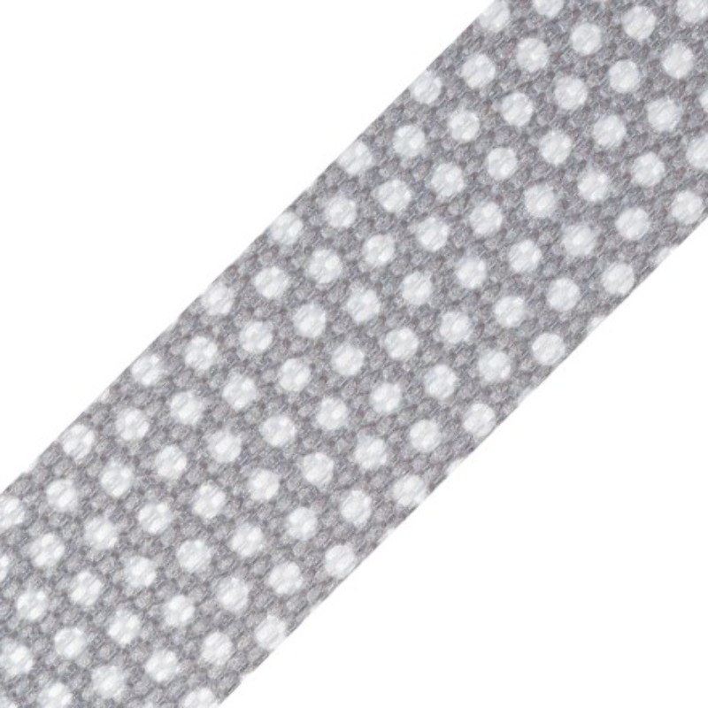 Webbing - 30mm dots grey