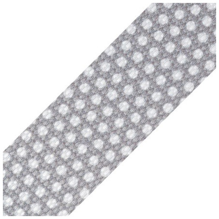 Sangle - 30 mm à pois gris