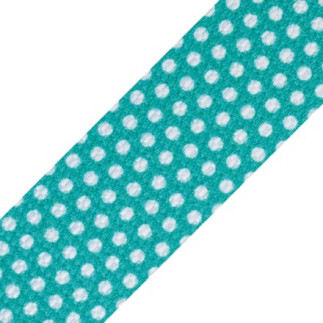 Sangle - 30 mm pois vert menthe
