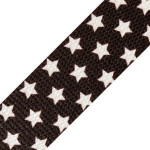 Sangle - 30 mm étoiles anthracite Sangle - 30 mm étoiles anthracite