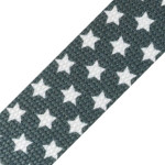 Webbing - 30mm stars grey