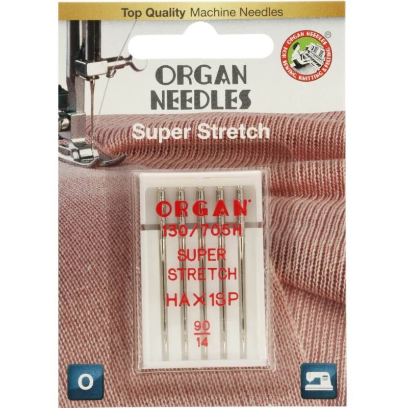 Aiguille de surjet Organ HAX Super Stretch 90