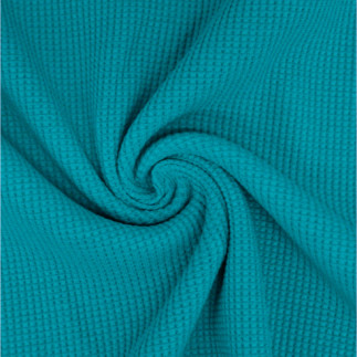 Waffle jersey petrol (m)