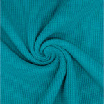 Waffle jersey petrol (m)