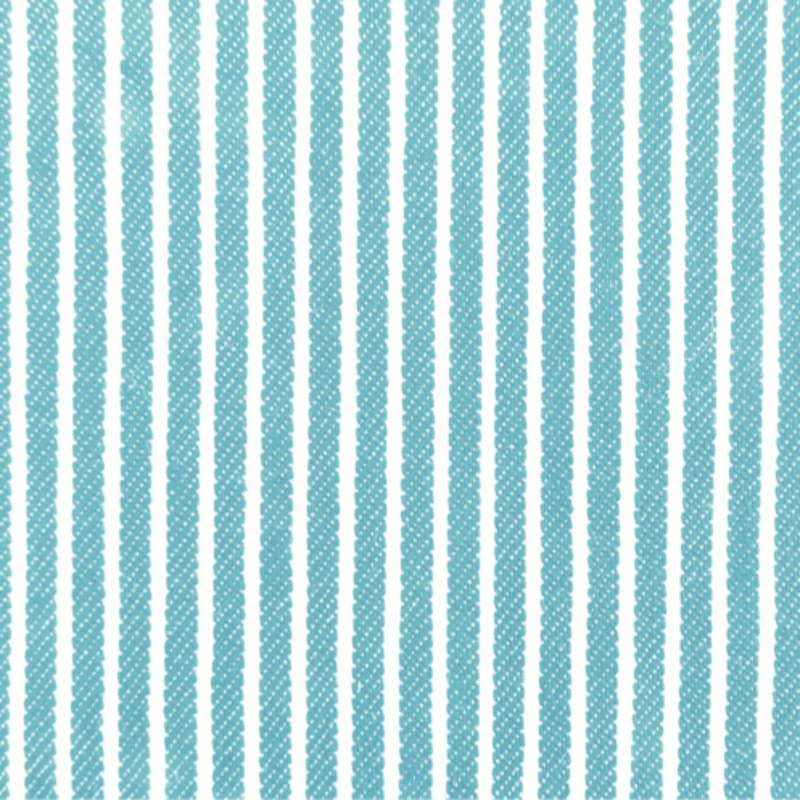 Denim stretch washed - Stripe aqua