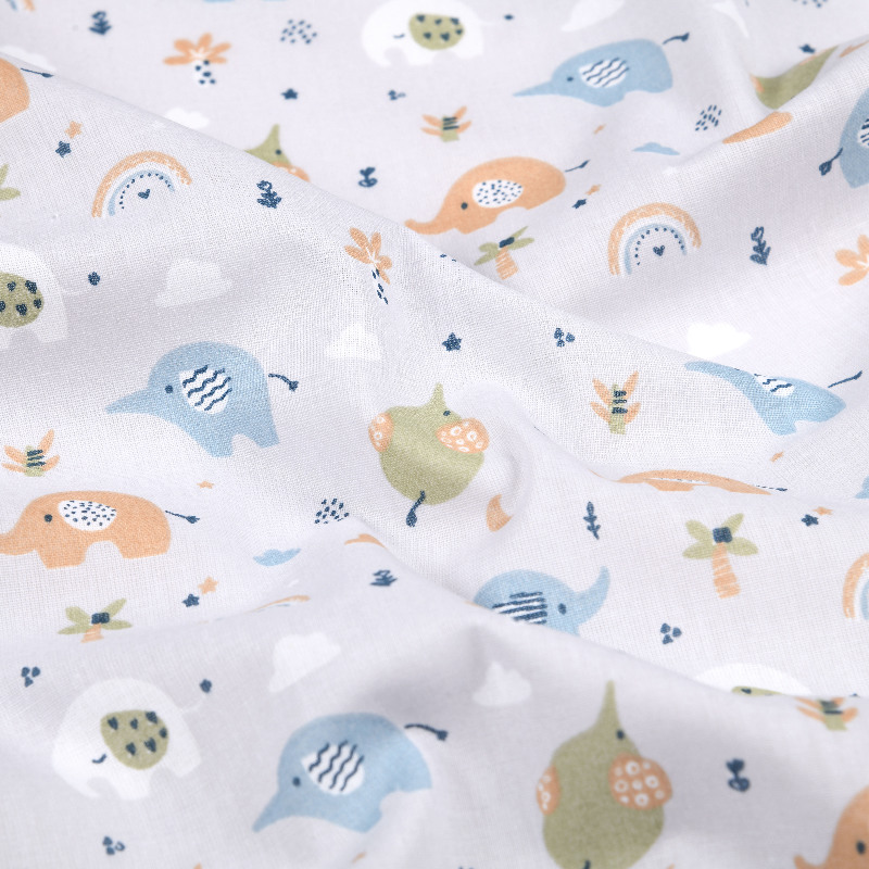 Acrylic oilcloth - Elephant light grey