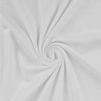 Jersey viscose - Blanc uni (50)