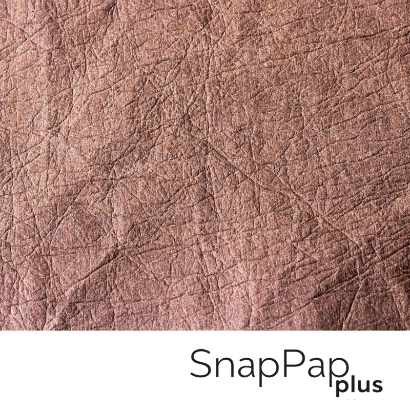 SnapPap Plus - Cuir végétalien - brun foncé 150cmx50cm