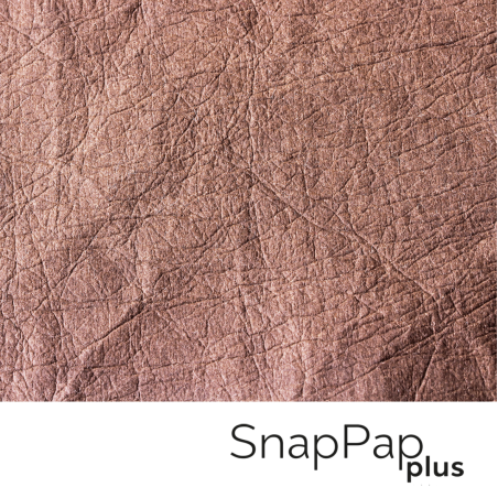SnapPap Plus - Cuir végétalien - marron foncé 150 cm x 50 cm