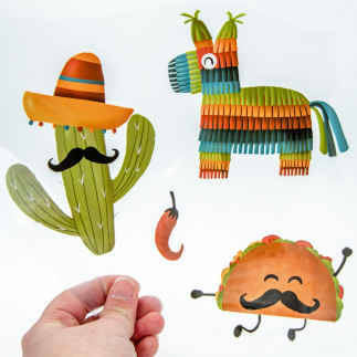 Iron-on transfers - Urmelis Fabric World - Fiesta Set