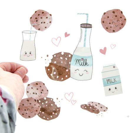 Transferts thermocollants - Urmelis Stoffwelt - Ensemble de biscuits