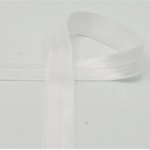 Bias tape elastic white (qt)