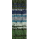 Lana Grossa - Meilenweit 100 gris / vert (2931)