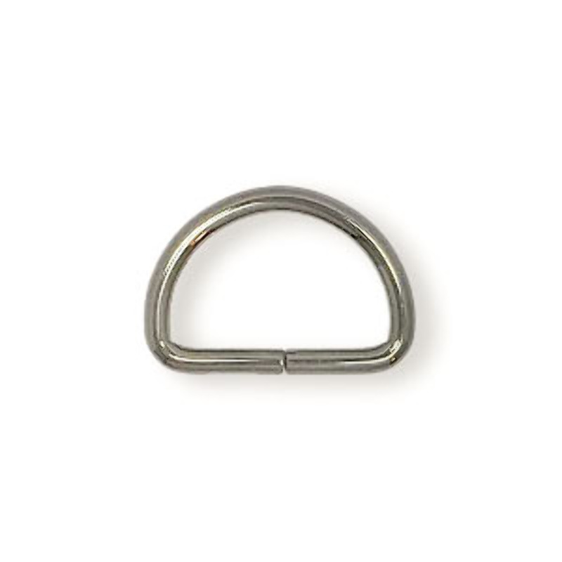 Anneau en D 30 mm argent vieilli