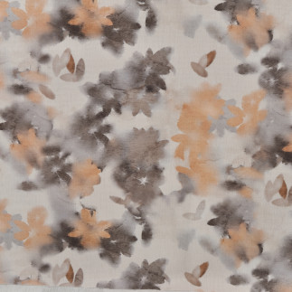 Toile - Feuilles poussiéreuses écru