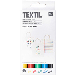 Textilstifte - Set Basic 5 Stk.