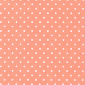 Flanell - Cozy Cotton Dots pfirsich