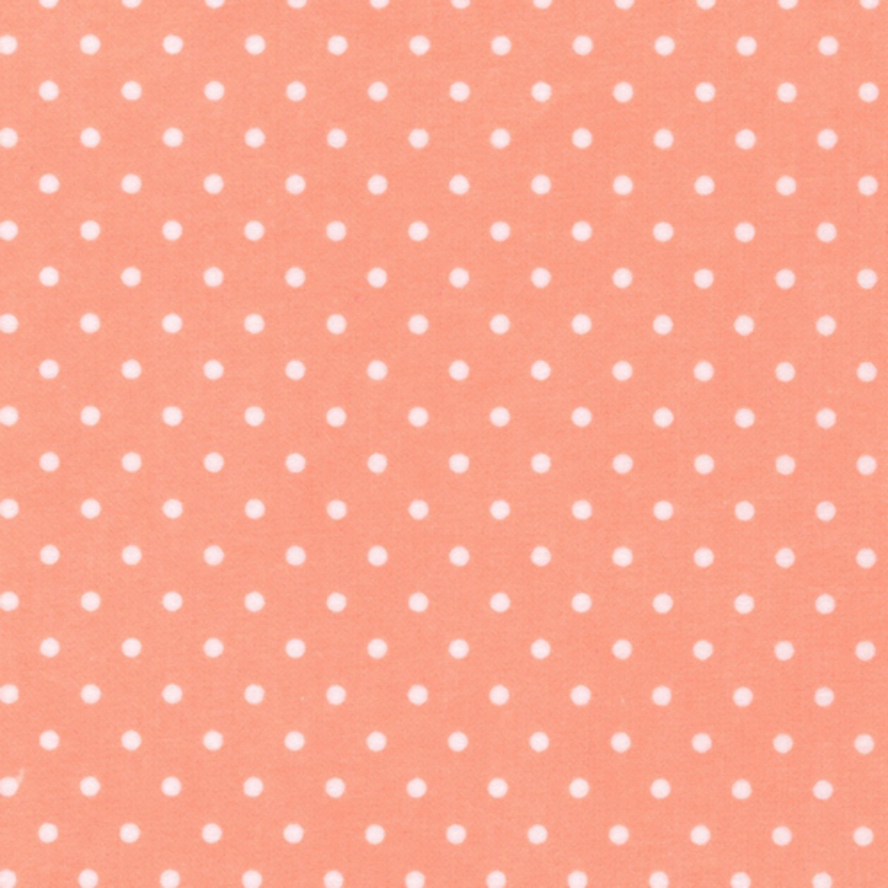 Flannel - Cozy Cotton Dots peach Flannel - Cozy Cotton Dots peach