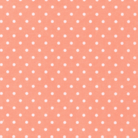 Flanell - Cozy Cotton Dots pfirsich