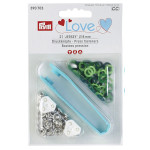 Prym Love Snap on buttons Jersey Rings 8mm green