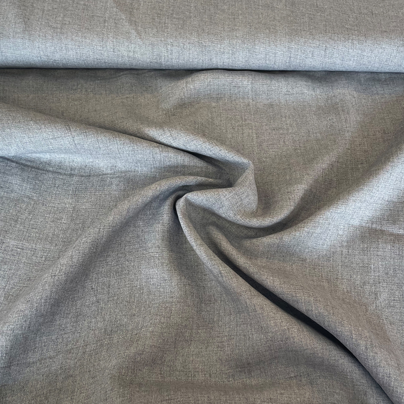 Linen - mélange silver gray