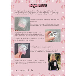 Bügelbilder - Mrs Mint Design - Fledermaus Bruce Set