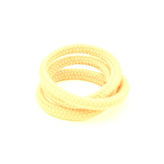 Cordon en coton biologique 8 mm jaune clair (h)